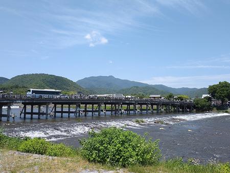 2025梅雨明けの渡月橋.JPG